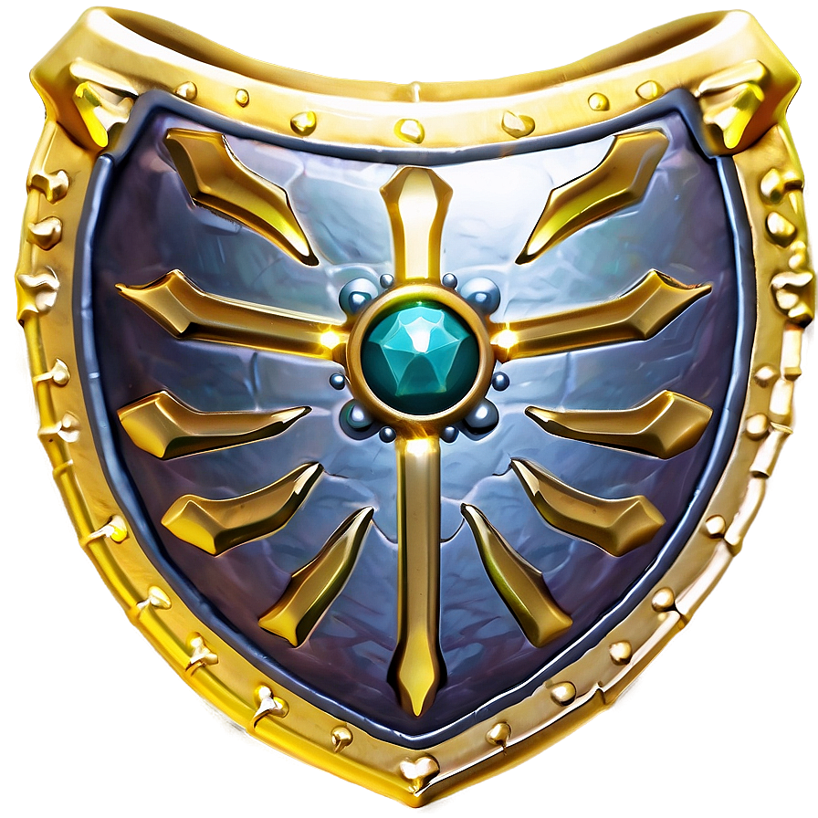 Pristine Gold Shield Png 66