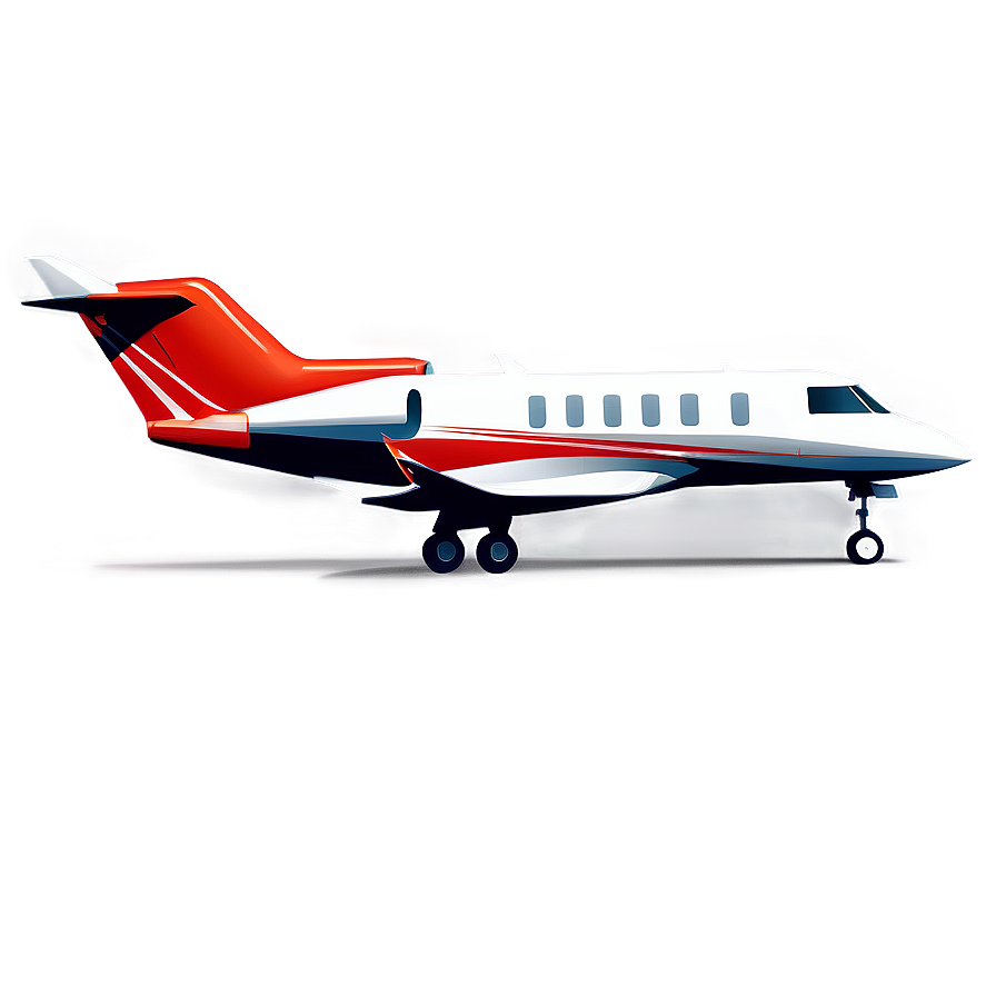 Private Jet Illustration Png 05042024