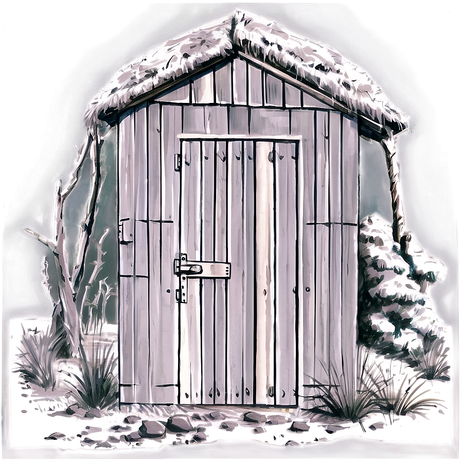 Private Outdoor Outhouse Png 12