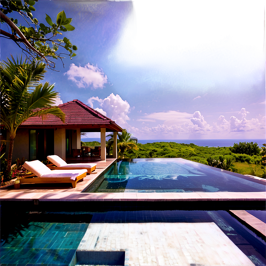 Private Villa Swimming Pool Png 73