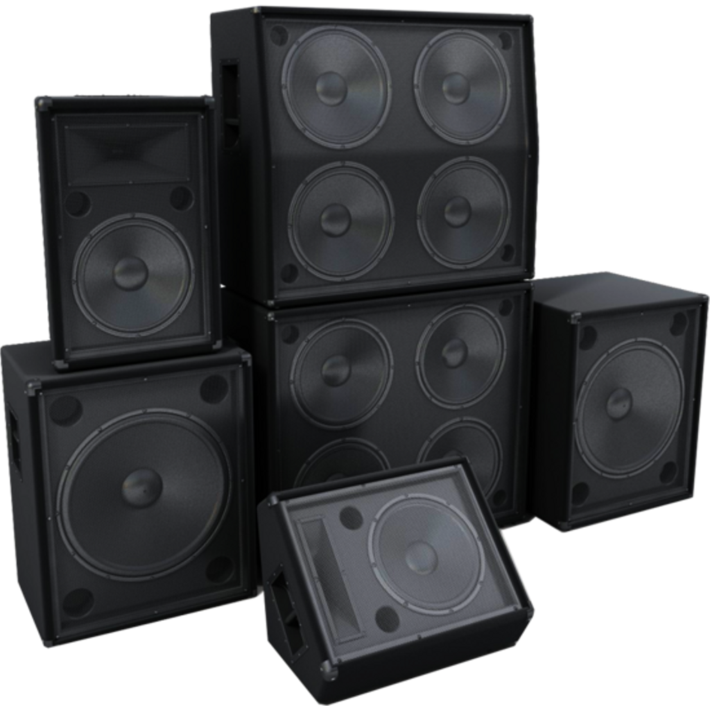 Professional Audio Speakers Array