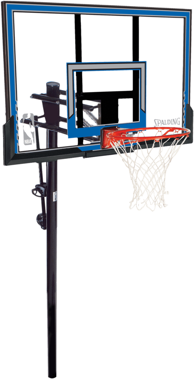 In Ground Basketball Hoop Clipart , Png Download - 50 Spalding Polycarbonate, Transparent Png PNG with transparent background