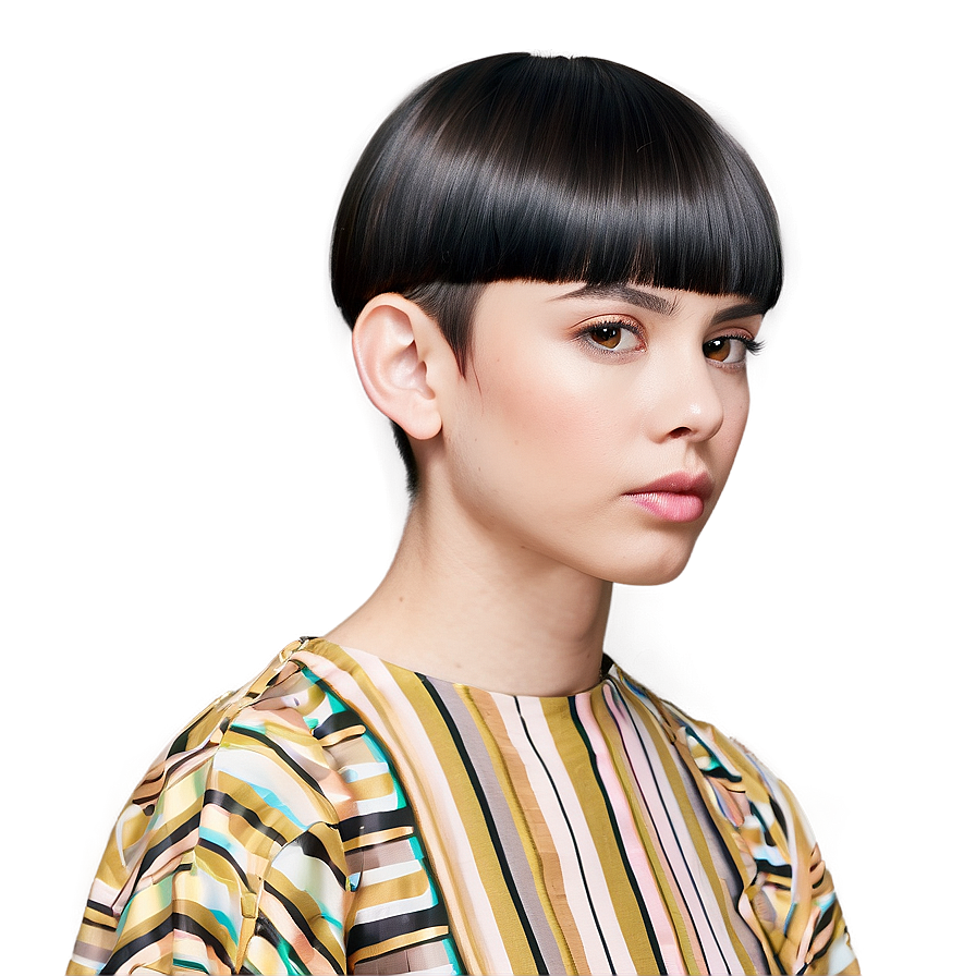 Professional Bowl Cut Look Png Mtt