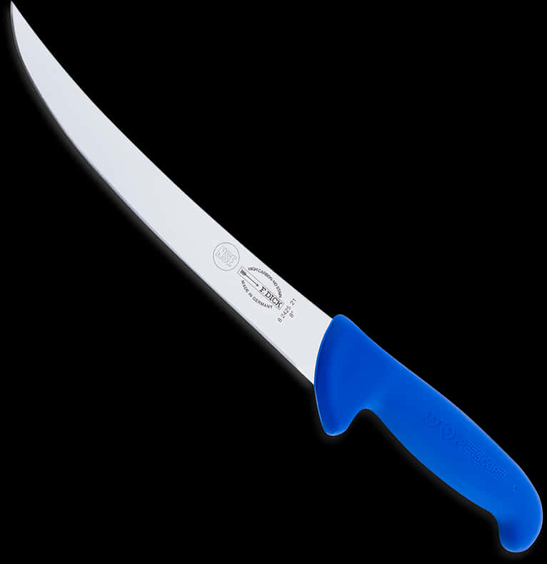 Professional Butchers Knife Blue Handle