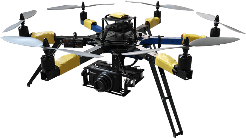 Professional Camera Drone Transparent Background