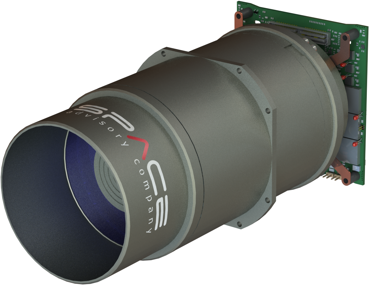 Professional Camera Lens Component PNG with transparent background