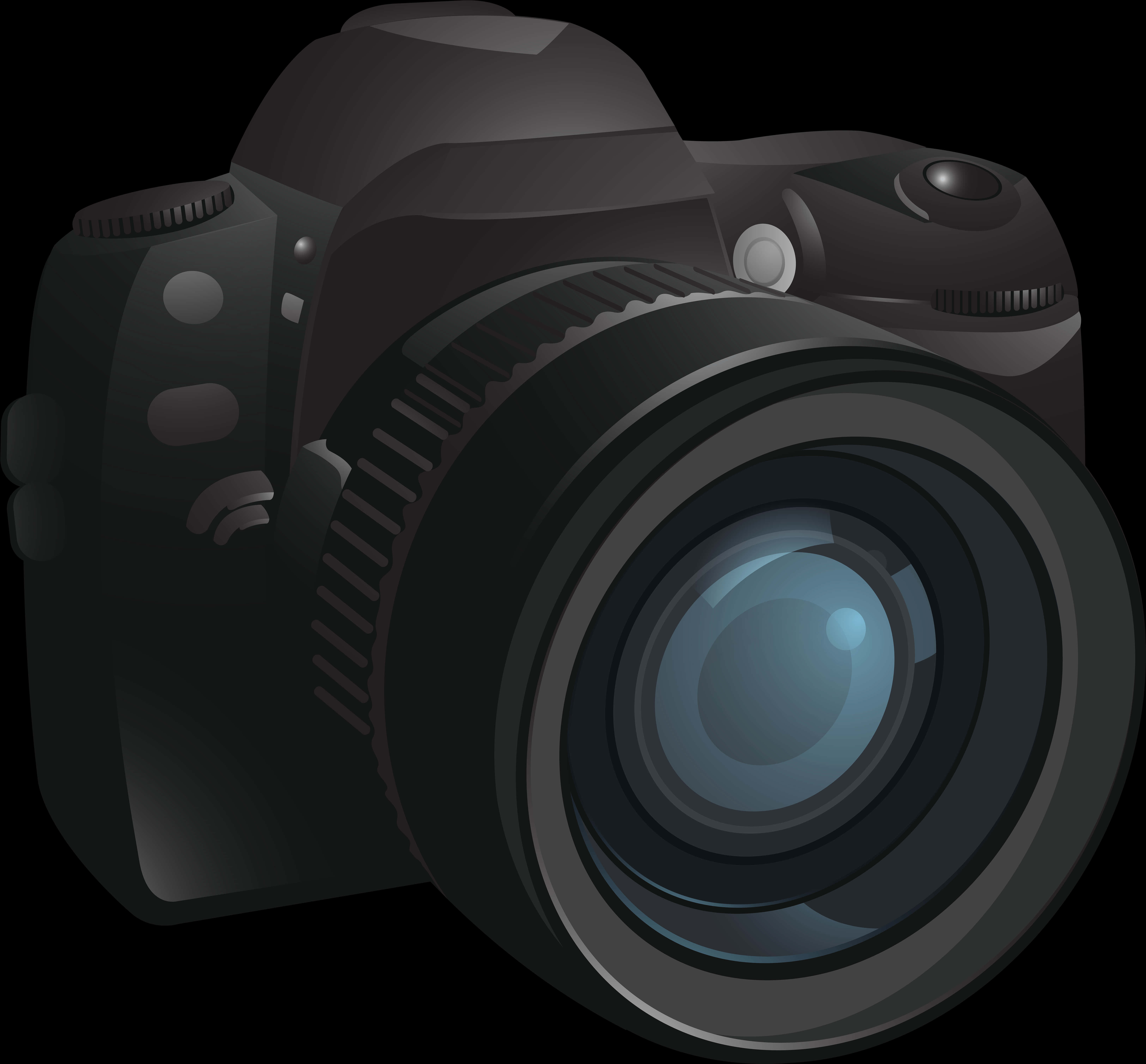 Professional Digital Camera Illustration