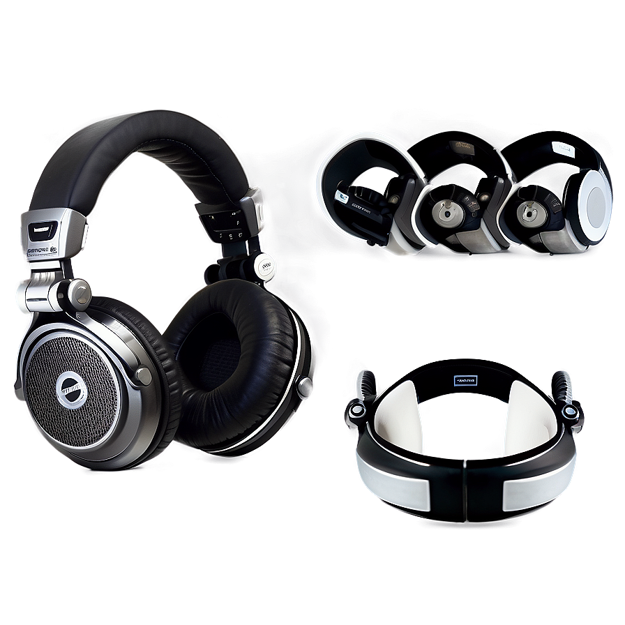 Professional DJ Headphones PNG 61 PNG image with a transparent background, free high-resolution download