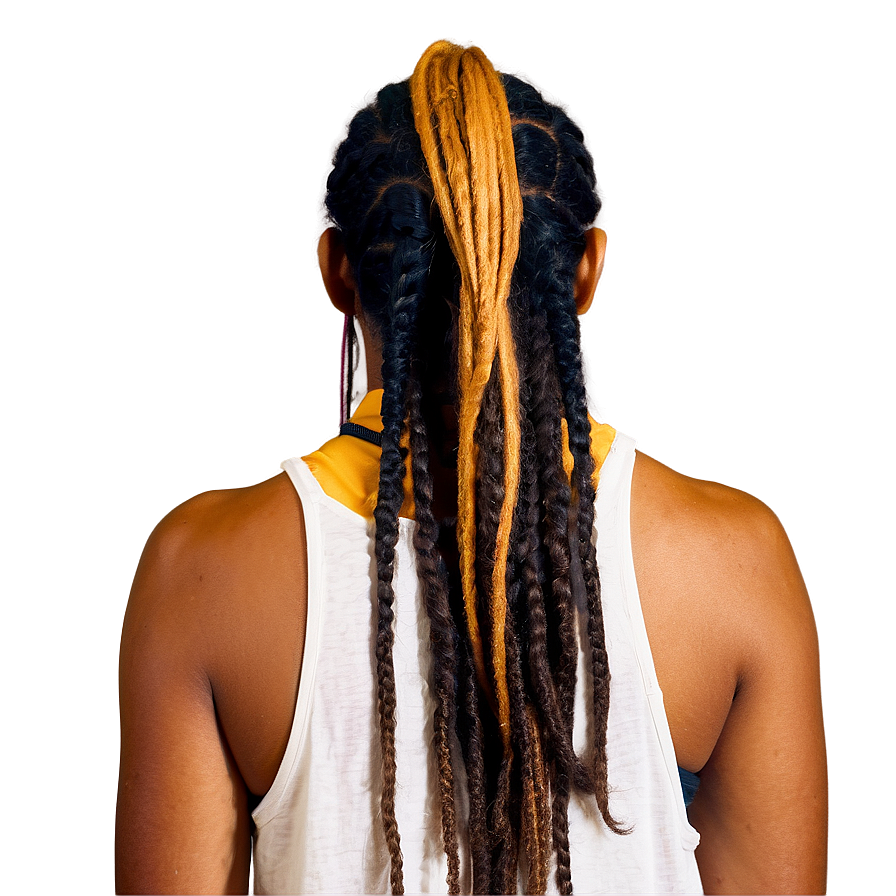 Professional Dreads Hairstyle Png Kfr96