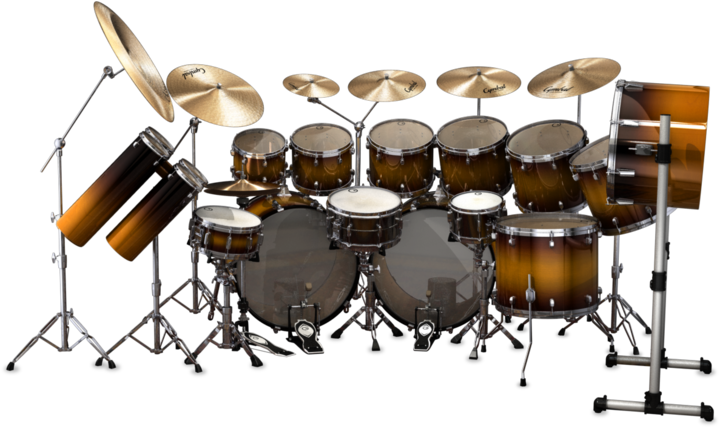 List Of Drum Pieces - Simon Phillips Drum Set, HD Png Download PNG image with a transparent background, free high-resolution download