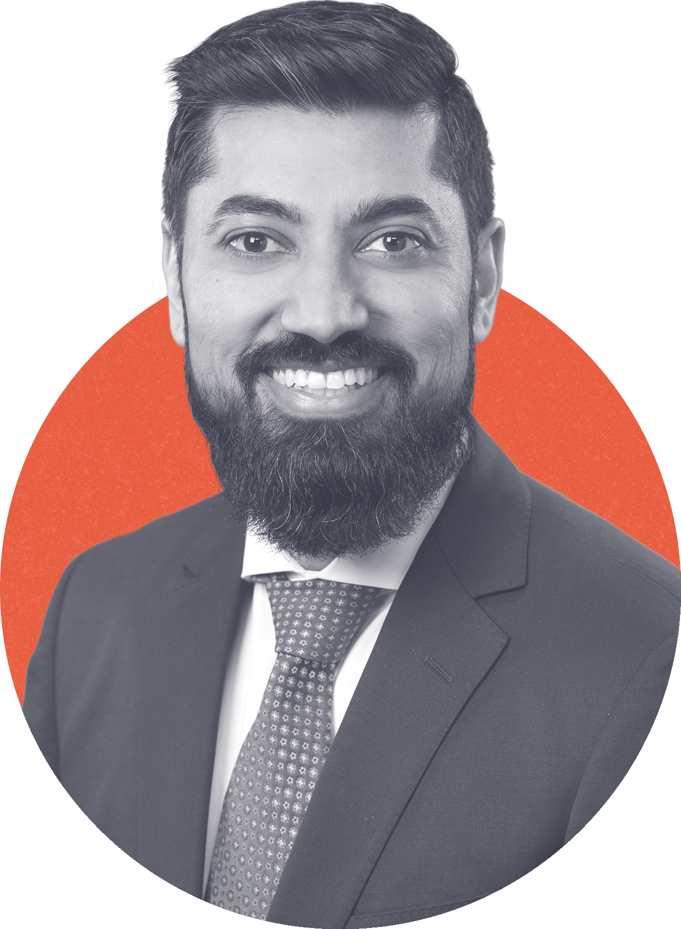 Professional Gentleman Portrait PNG with transparent background