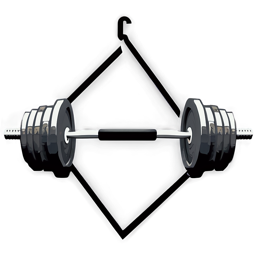 Professional Grade Barbell Png 19