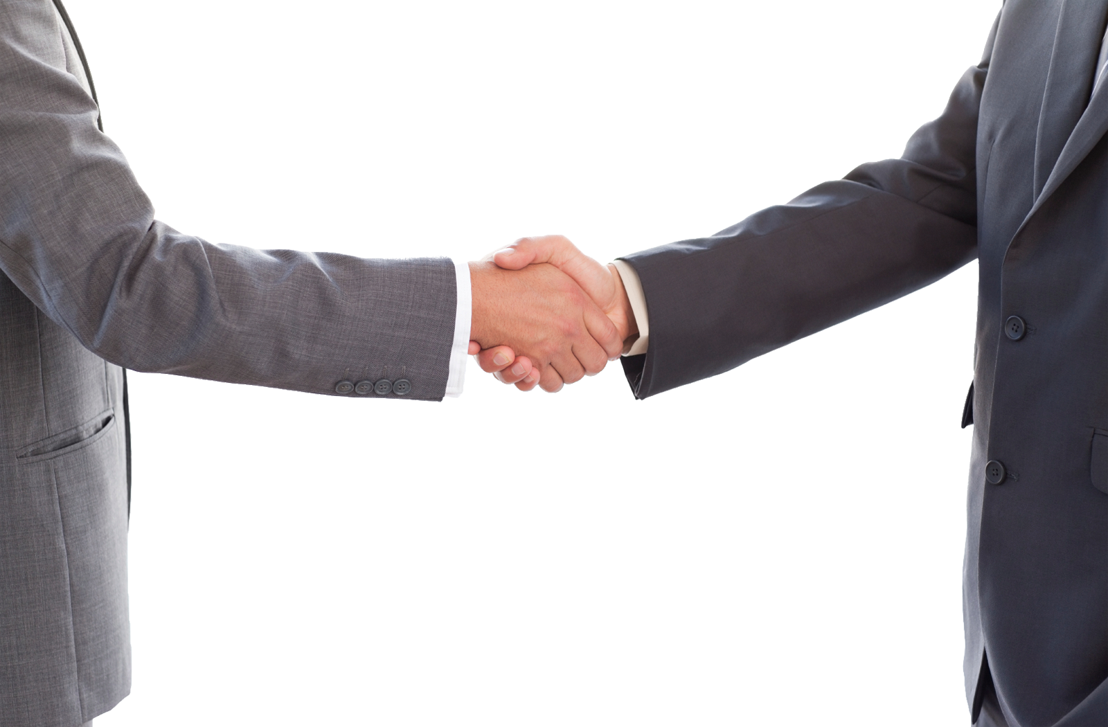 Professional Handshake Agreement PNG with transparent background