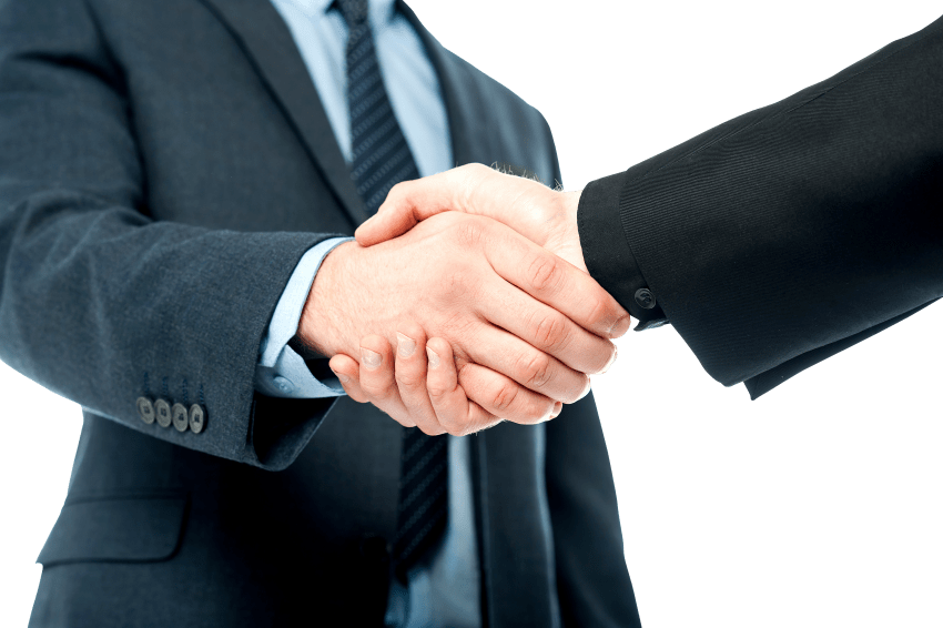 Professional Handshake Agreement.png PNG with transparent background