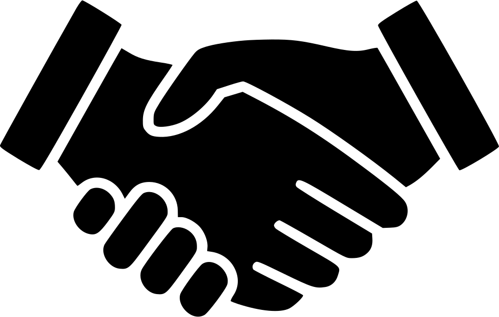Professional Handshake Icon PNG with transparent background