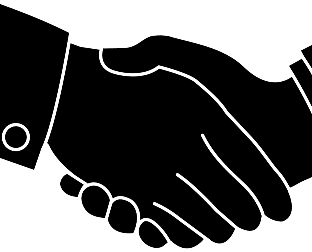 Professional Handshake Icon PNG with transparent background