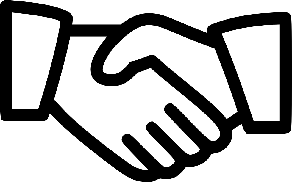 Professional Handshake Icon PNG with transparent background