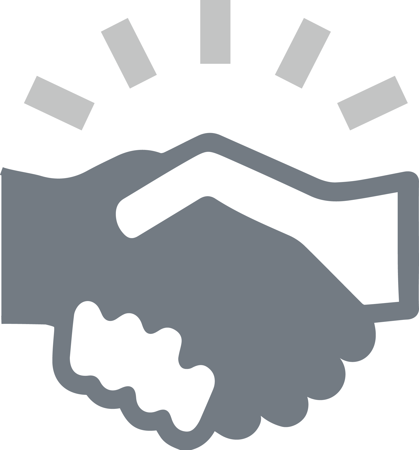 Professional Handshake Icon PNG with transparent background