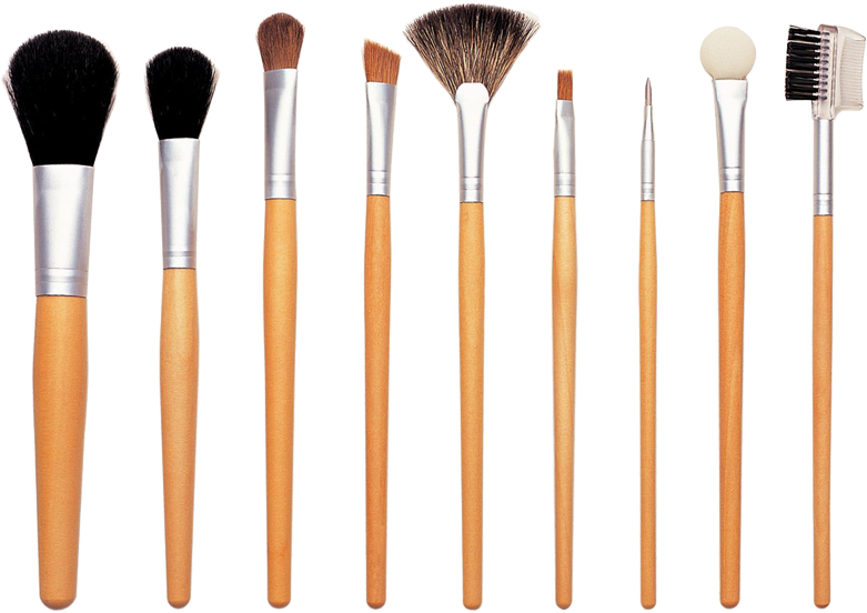 Beautician Brushes Transparent Image Beauty - Transparent Background Makeup Brushes Transparent, HD Png Download PNG with transparent background