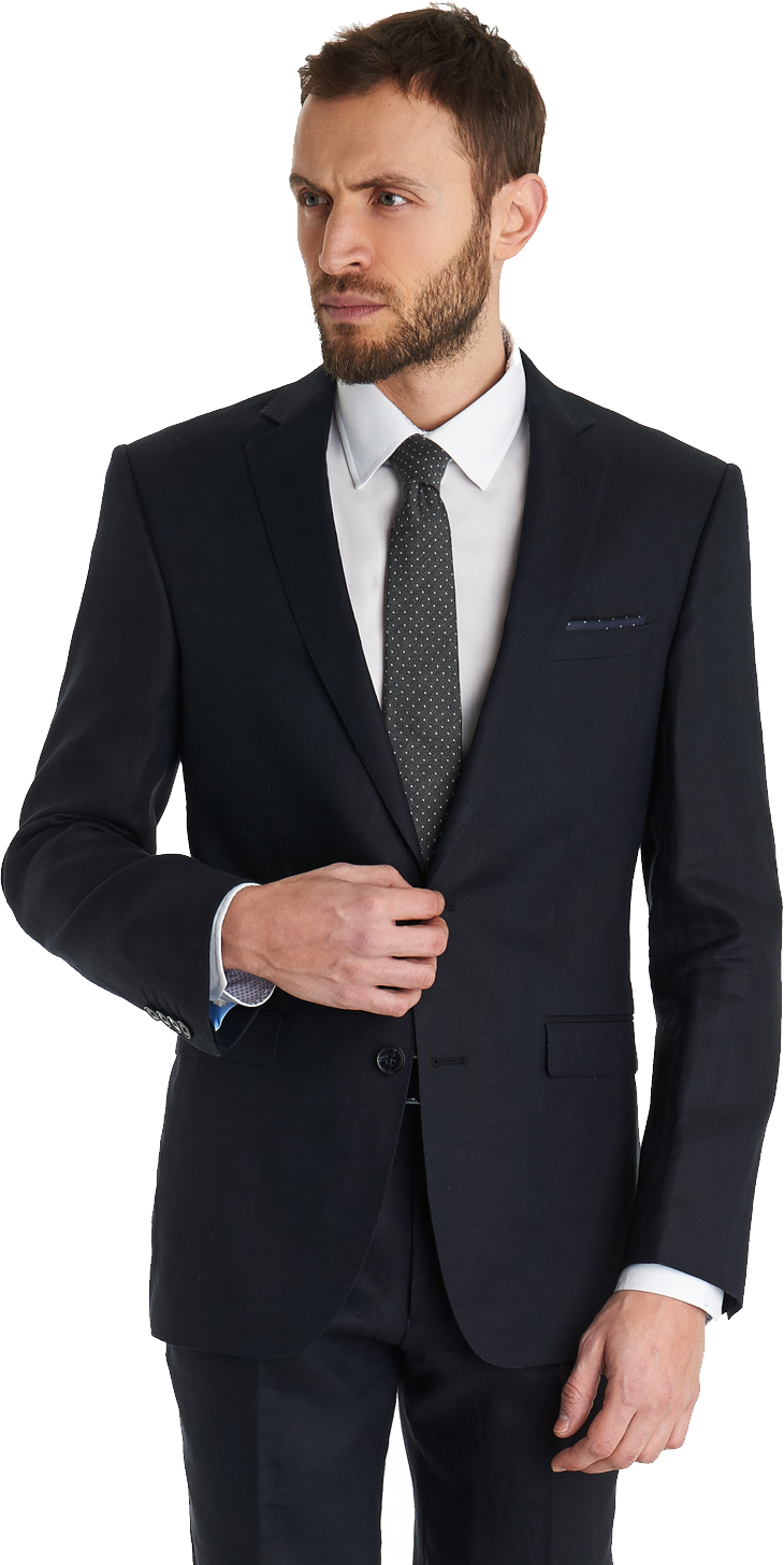 Professional Manin Black Suit