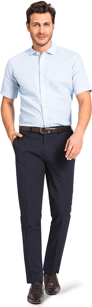 Professional Manin Blue Dress Shirt