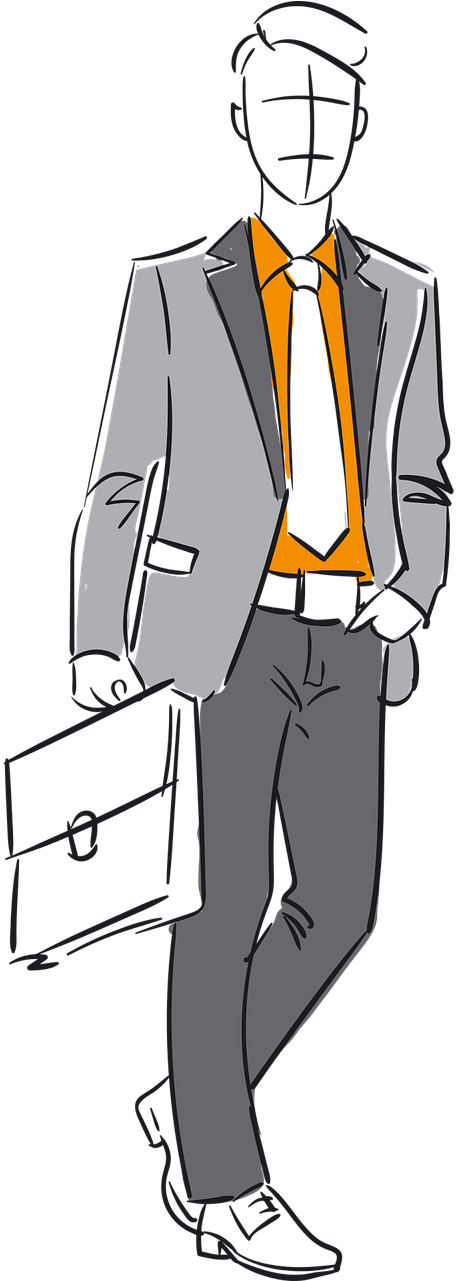 Man With Suitcase Sketch, HD Png Download PNG with transparent background