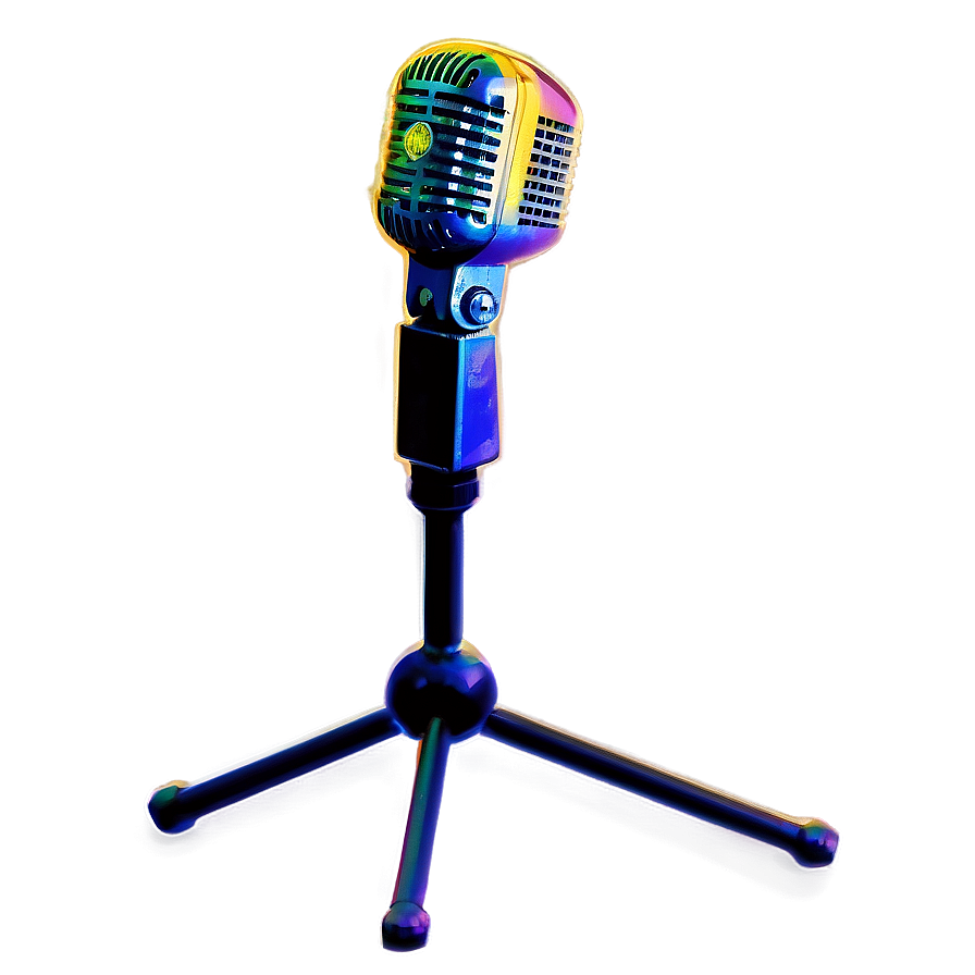 Professional Microphone On Stand Png Rju