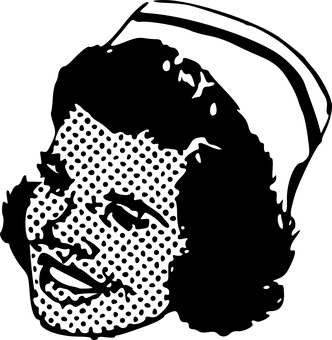 Professional Nurse Portrait PNG with transparent background