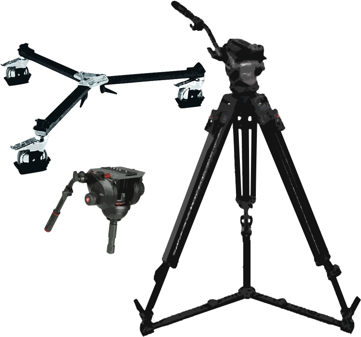 Tripod Kits / Heads / Dolly - Survey Tripod Wheels, HD Png Download PNG with transparent background