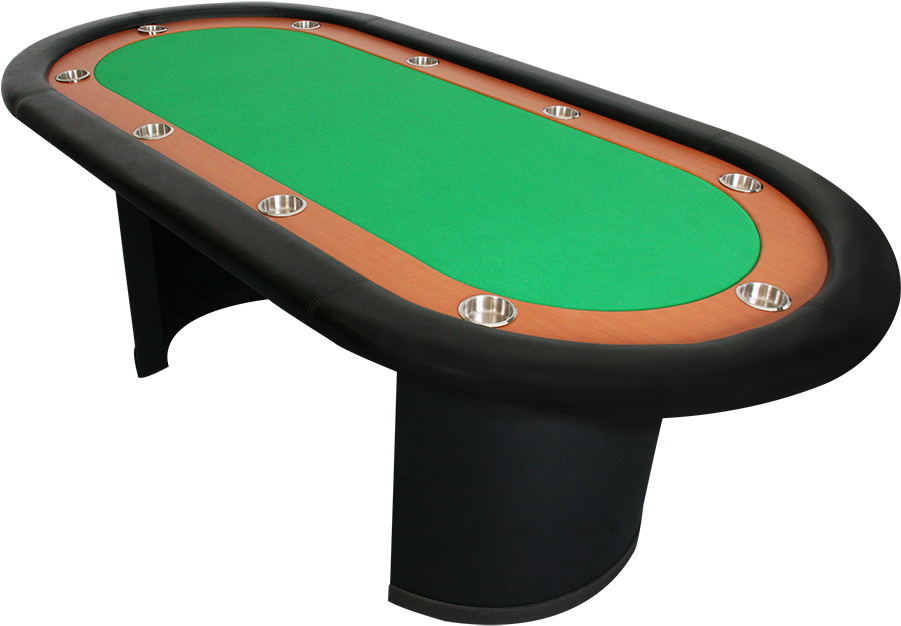 Professional Poker Table Top View