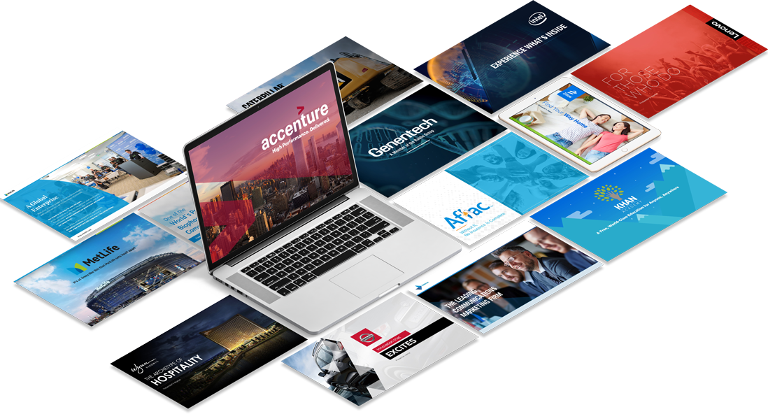 Professional Portfolio Mockup Display PNG with transparent background