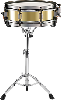 Professional Snare Drumon Stand PNG with transparent background
