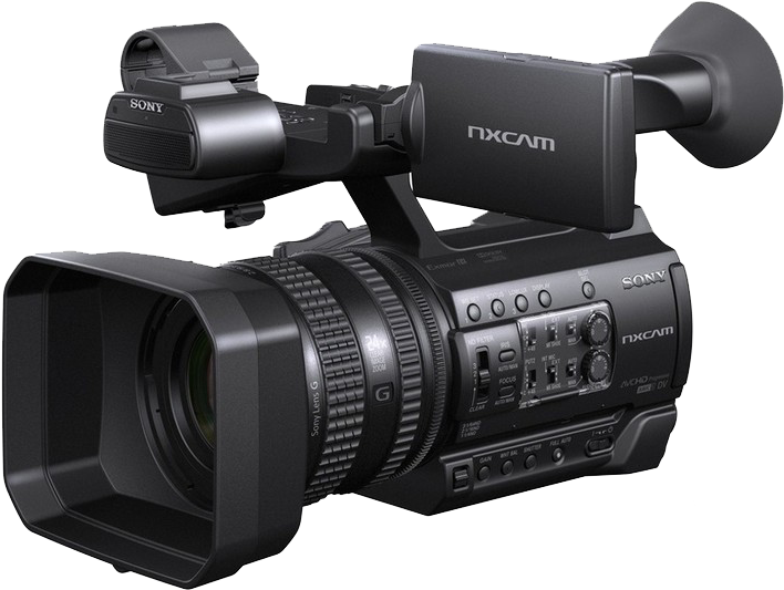 Professional Video Camera 4k Resolution Camcorder - Sony Hxr Nx100, HD Png Download PNG with transparent background