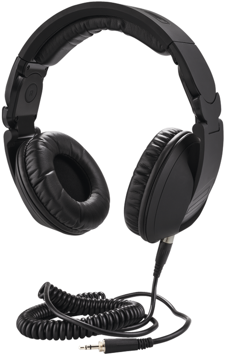 Professional Studio Headphones PNG image with a transparent background, free high-resolution download