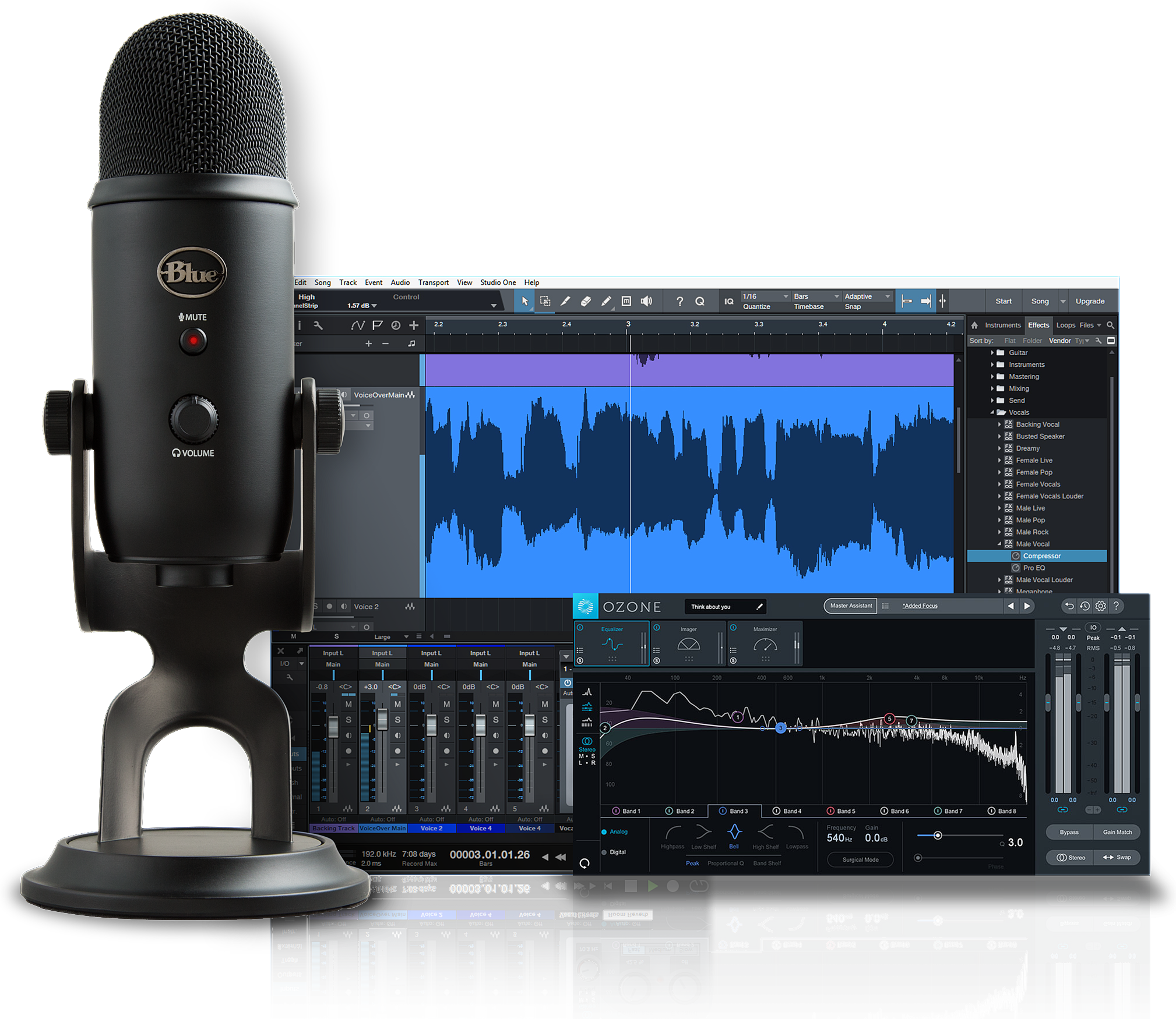 Professional Studio Microphoneand Software