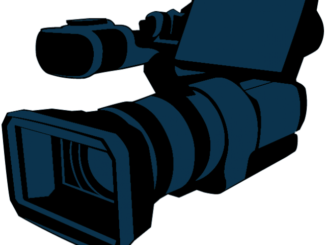 Professional Video Camera Silhouette