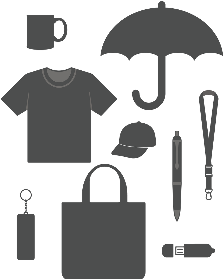 Promotional_ Items_ Set_ Vector