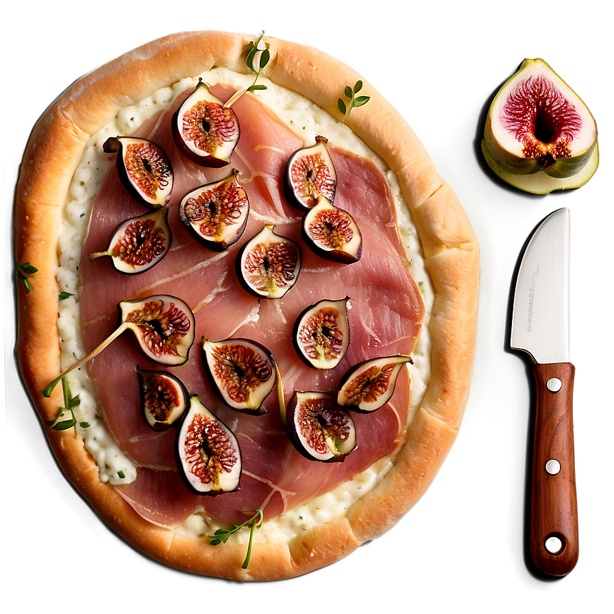 Prosciutto And Fig Pizza Png Dan31