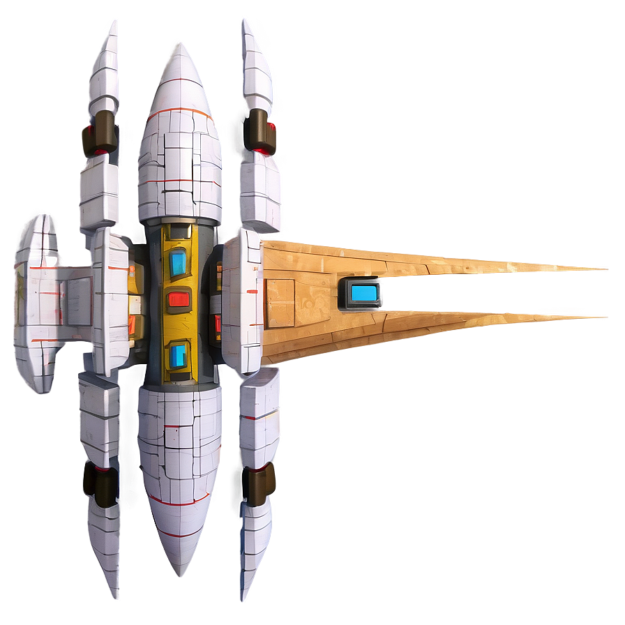 Prototype Starship Render Png Skp