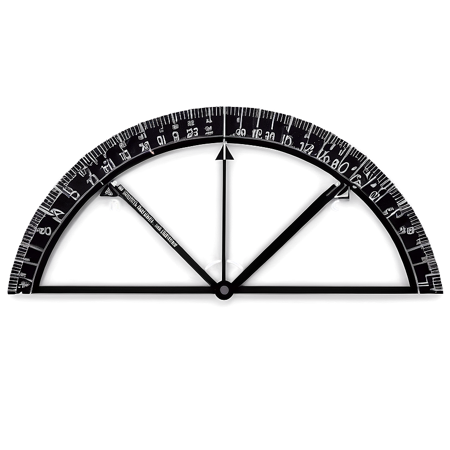 Protractor Outline Png Mgl84