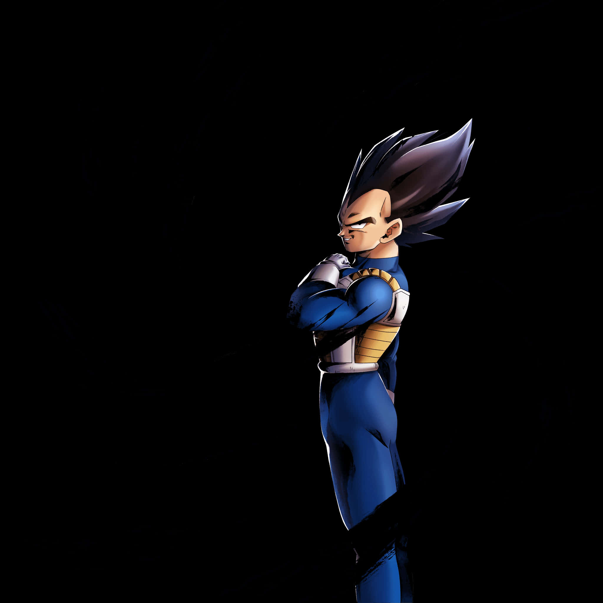 Proud Saiyan Prince Vegeta PNG with transparent background