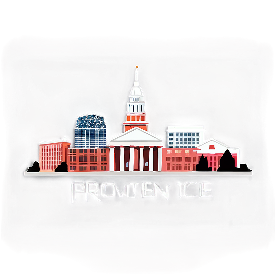 Providence Rhode Island Skyline Png Dsh95