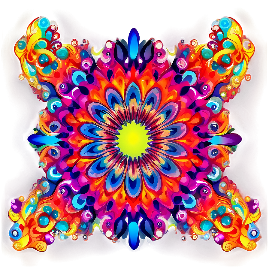 Psychedelic Lets Glow Crazy Pattern Png 87