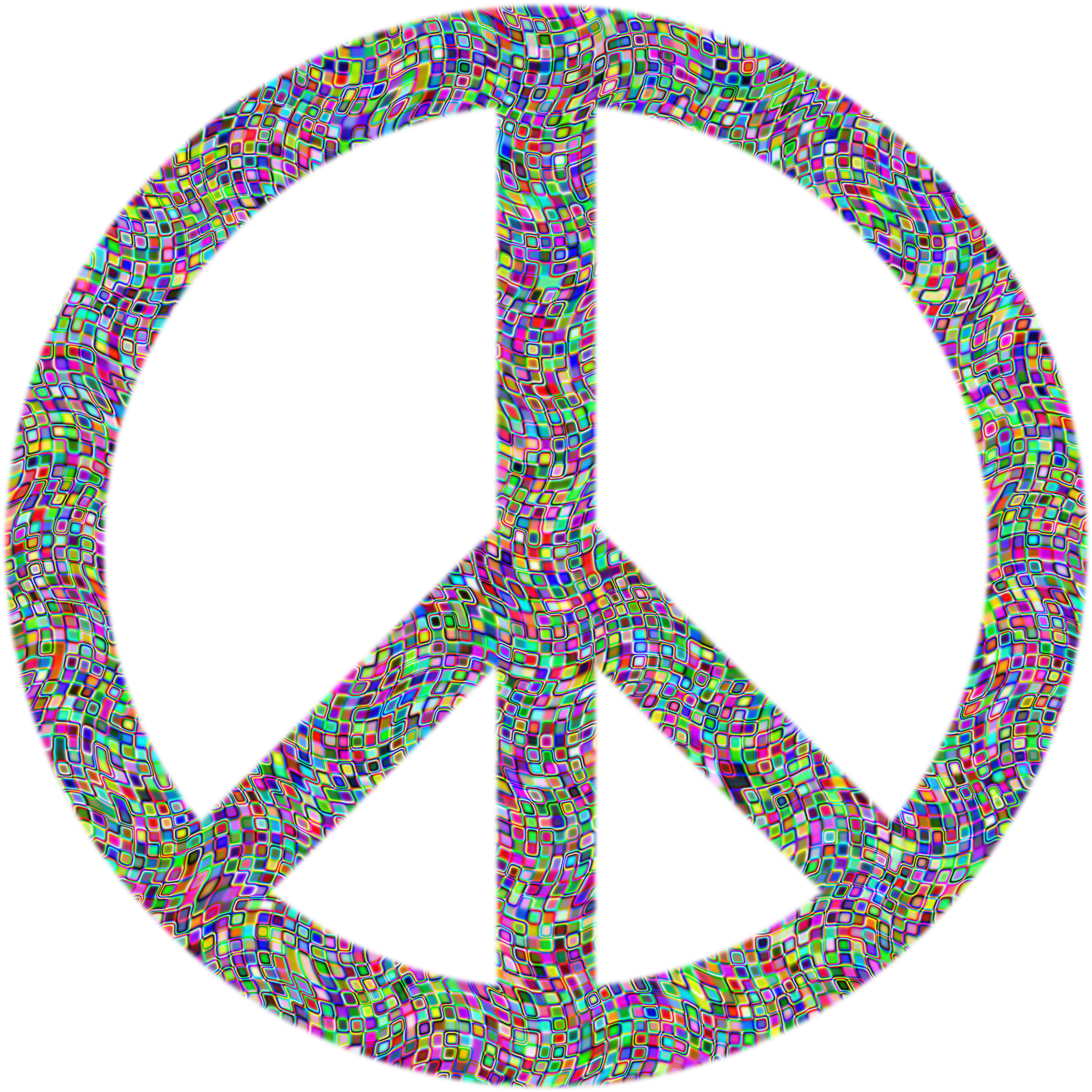 Psychedelic Peace Symbol