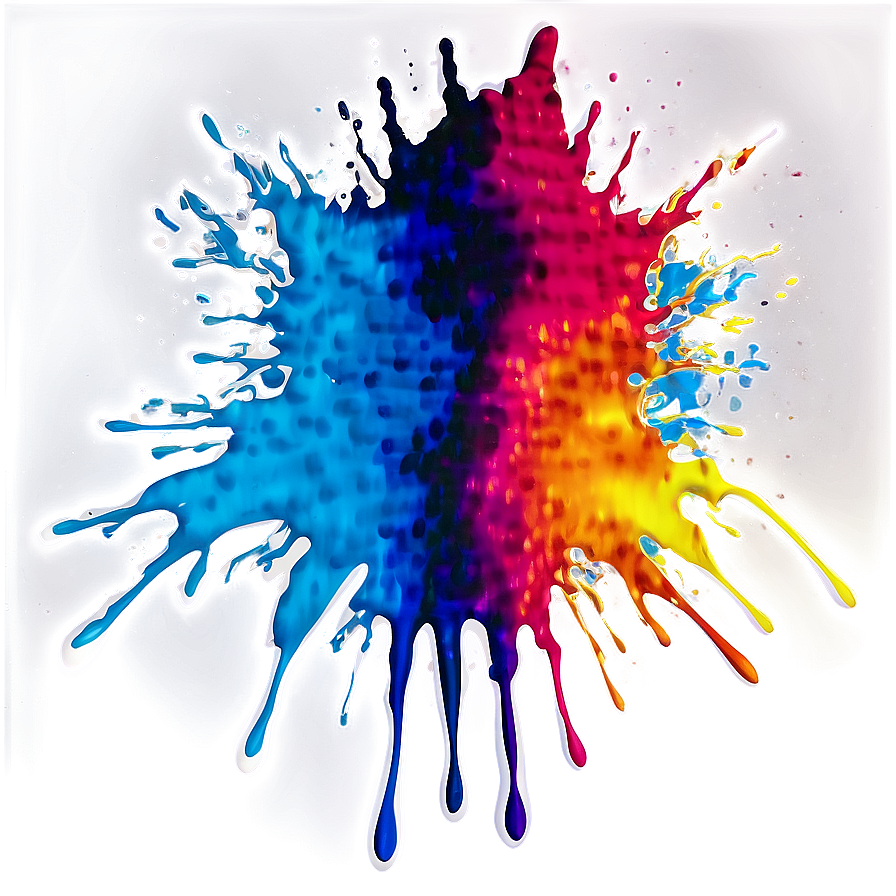 Psychedelic Spray Paint Art Png Tak