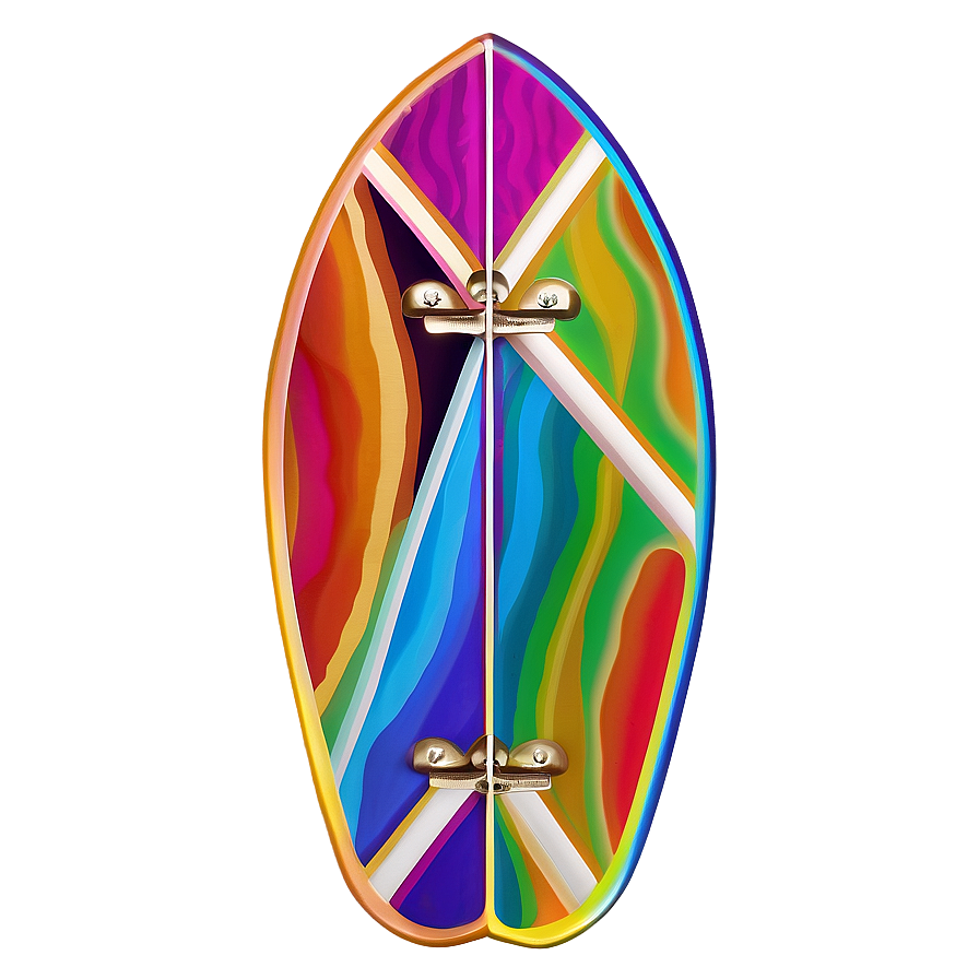 Psychedelic Surfboard Pattern Png 05242024