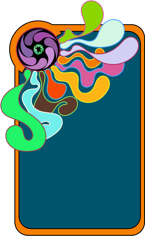 Psychedelic Border, HD Png Download PNG with transparent background