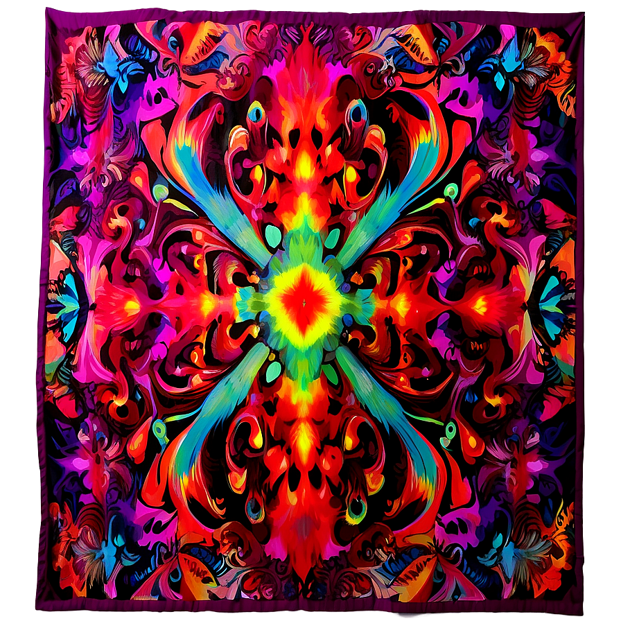 Psychedelic Tapestry Png Lab