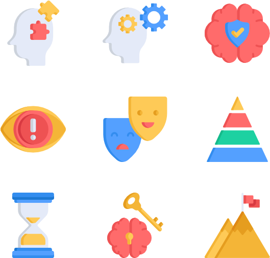 Psychology - Mental Health Flat Icon, HD Png Download PNG with transparent background