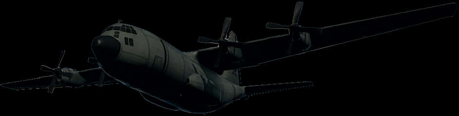 Pubg_ Airdrop_ Plane_ Silhouette PNG with transparent background